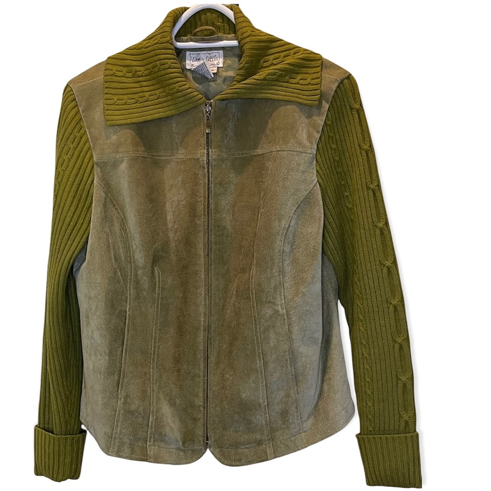 WOMENS LIVE A LITTLE LEATHER JACKET